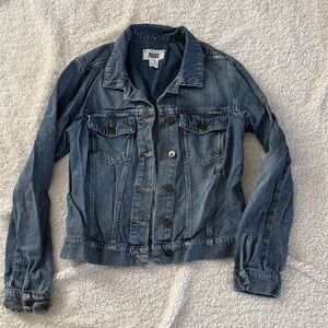 PAIGE Women's Classic Indigo Jean Jacket